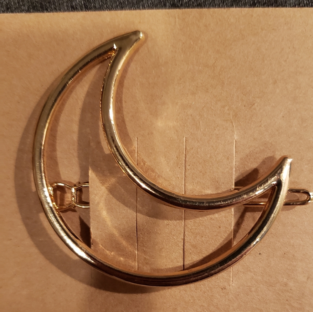 1 Luna Moon Hair Clip 5x25